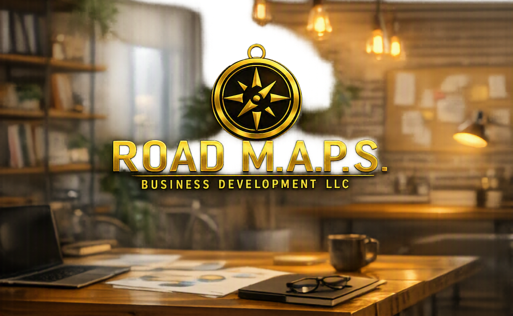 Road M.A.P.S. Business Development branded workspace